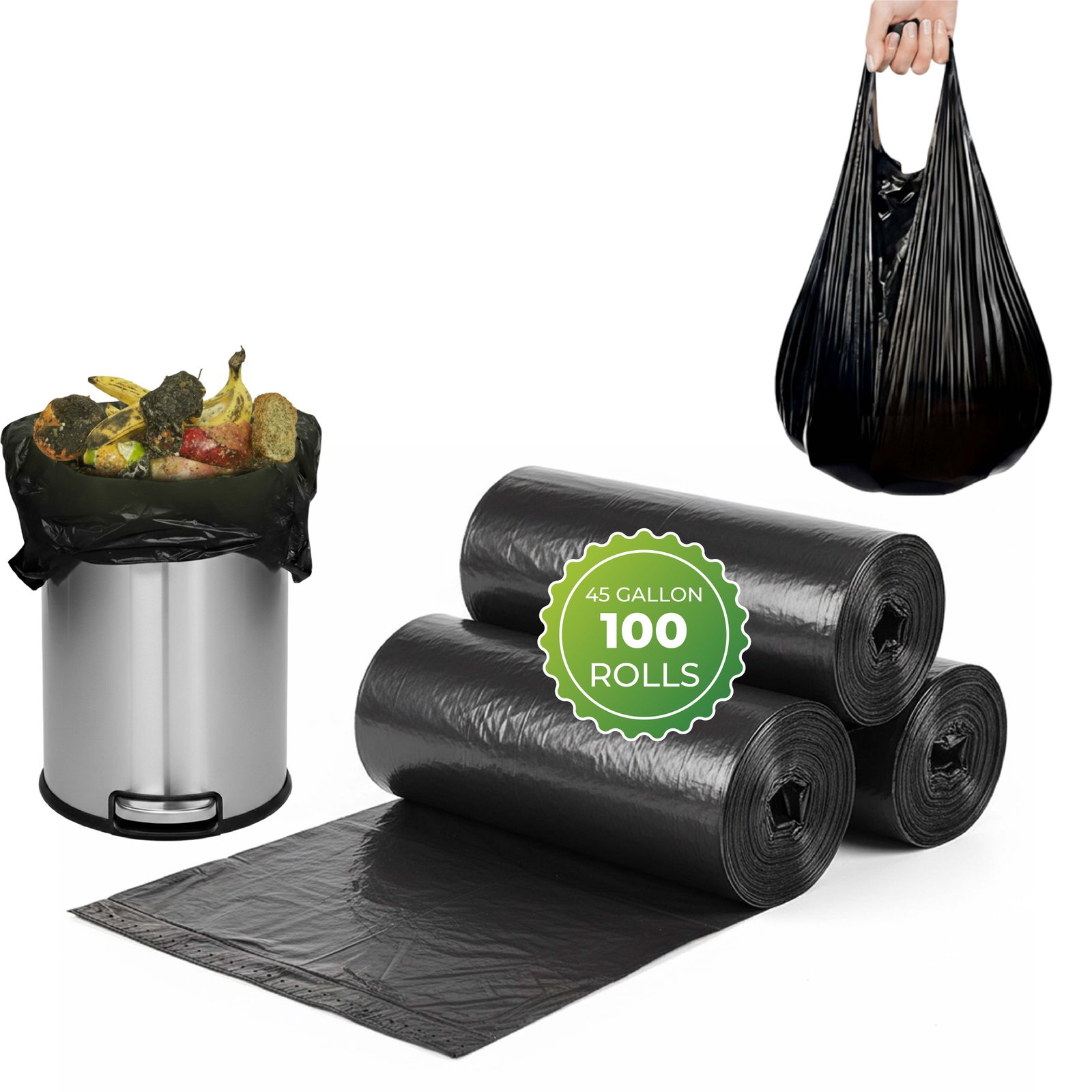 Garbage bag  45 gal /blk